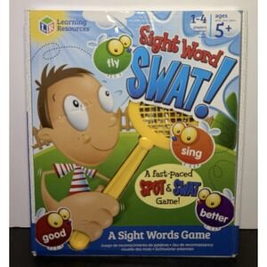 Learning Resources Sight Word Swat Fast Paced Game Educational Home School